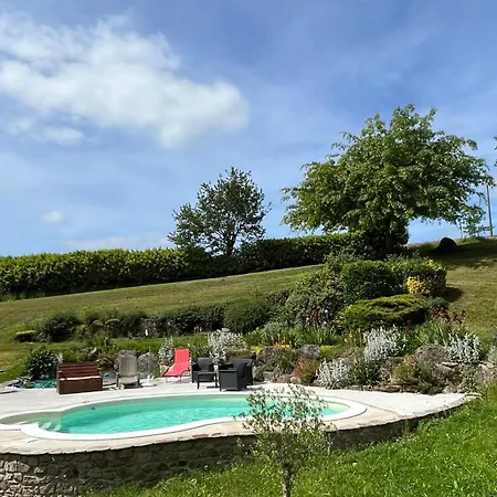 Maison De Campagne Avec Piscine Ferienhaus La Bastide-l'Eveque